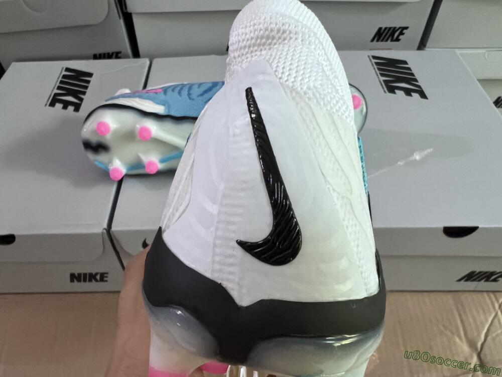 Nike Phantom GX Elite AG Artificial Grass Soccer Cleats - Blue/Pink/White