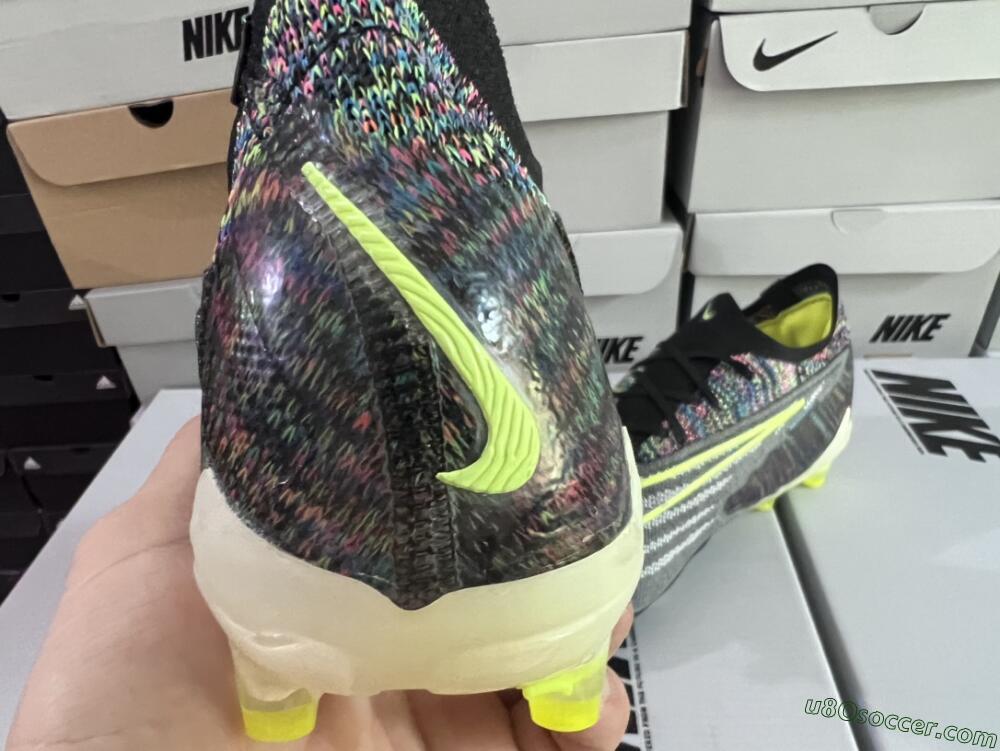 Nike Phantom GX Elite AG Artificial Grass Soccer Cleats - Grey/Green