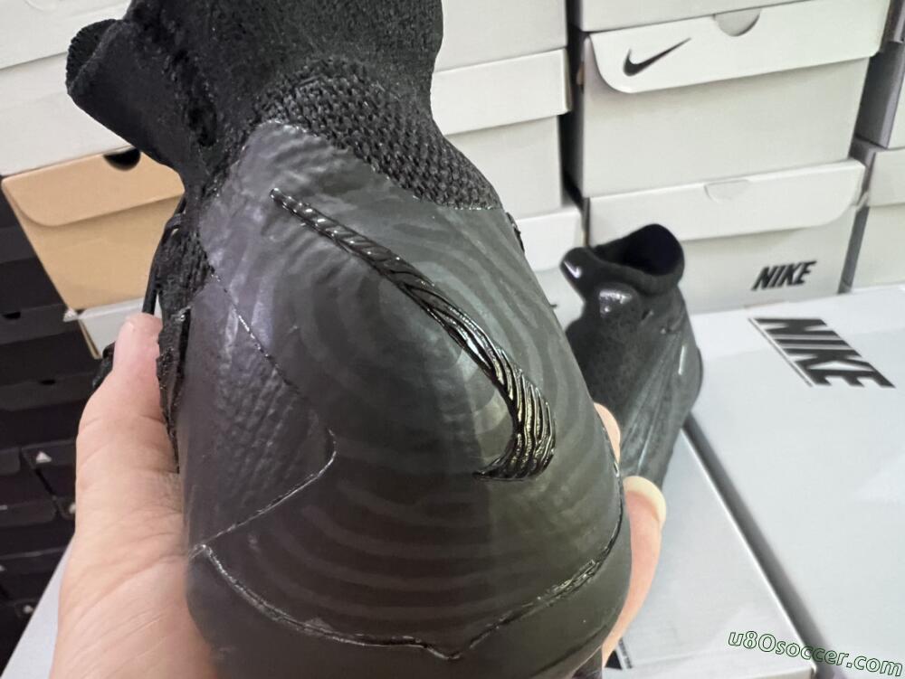 Nike Phantom GX Elite DF Link FG Firm Ground Soccer Cleats - Black/White/Black