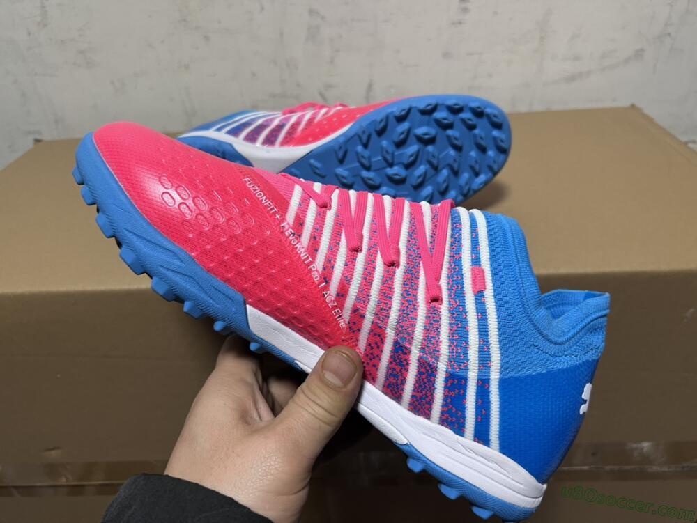 Puma Future Z 1.3 Instinct TF Artificial Turf Soccer Shoes - Pink/Blue/White