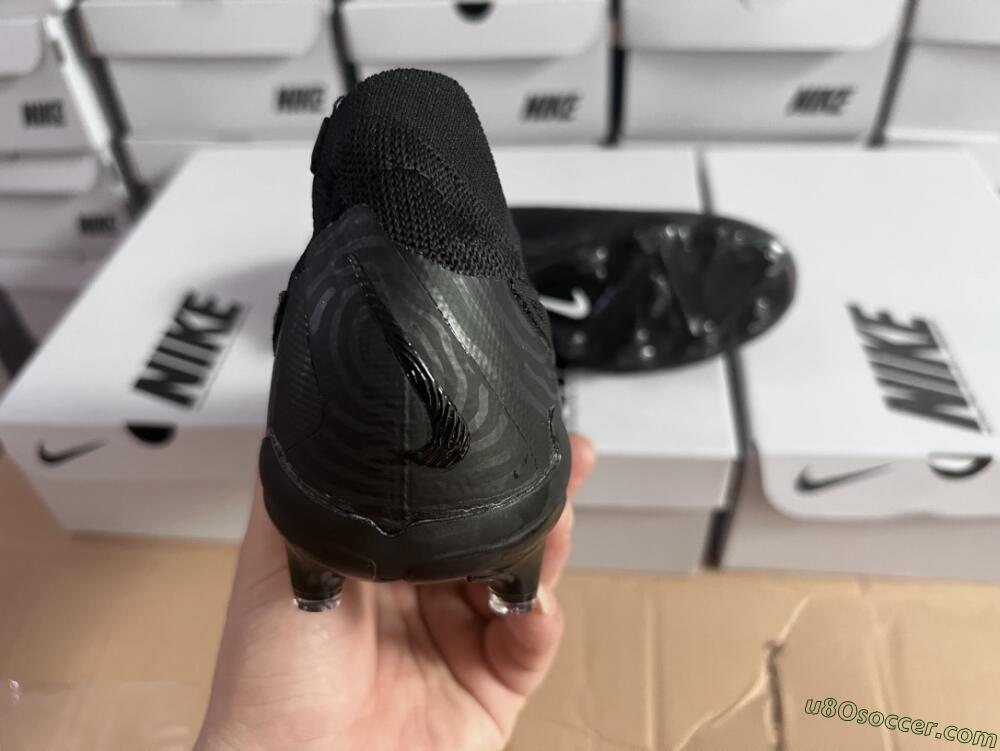 Nike Phantom GX Elite FG Firm Ground Soccer Cleats - Black/White/Black