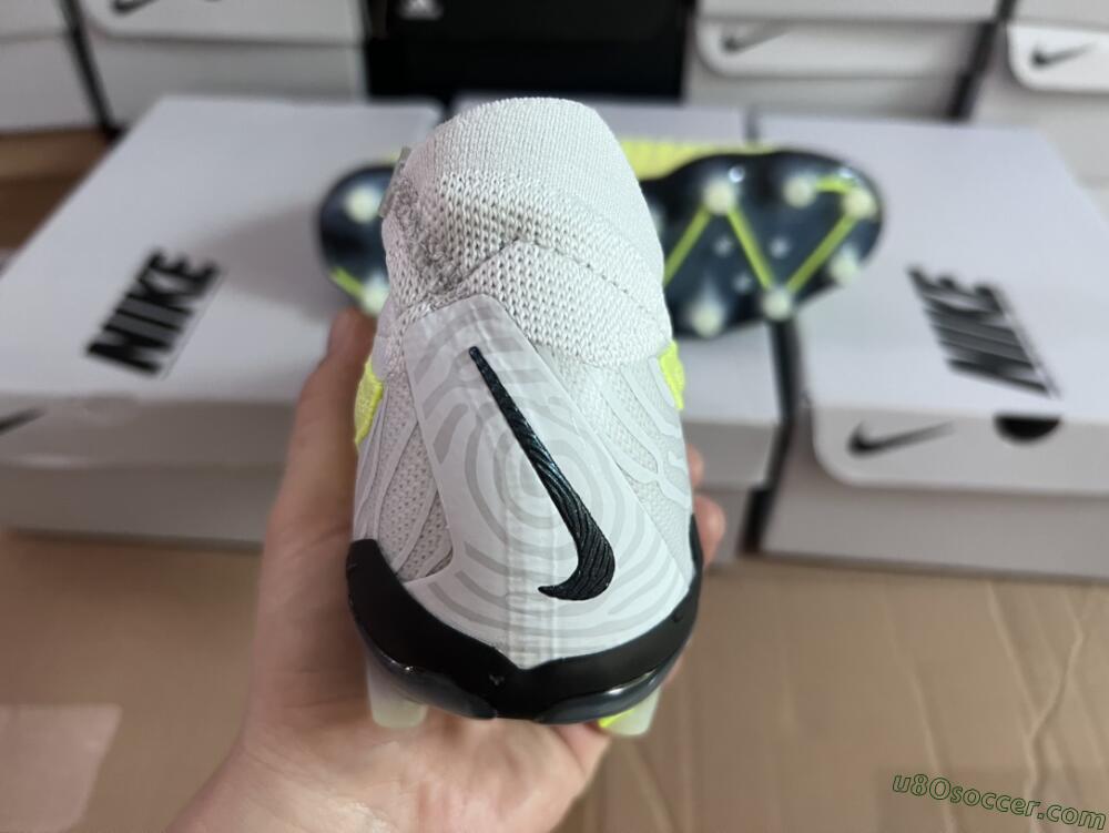Nike Phantom GX Elite AG Artificial Grass Soccer Cleats - Grey/Yellow/Black