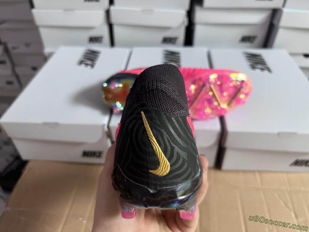 Nike Phantom GX Elite AG Artificial Grass Soccer Cleats - Pink/White/Black