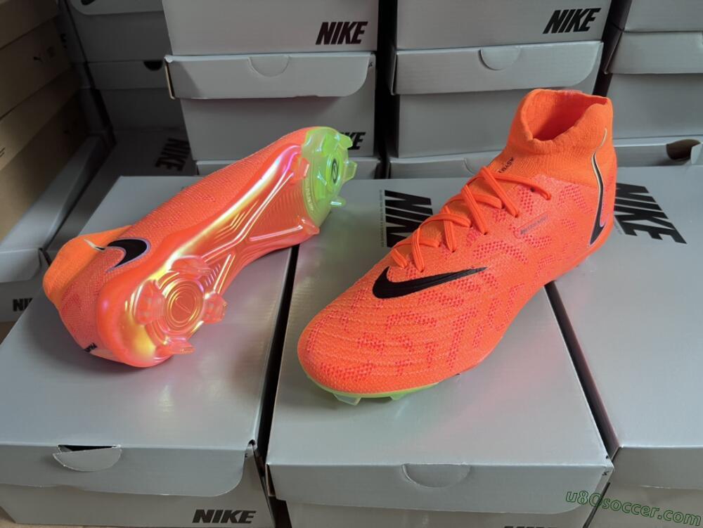 Nike Phantom Luna Elite FG Firm Ground Soccer Cleats - Orange/Black/Green