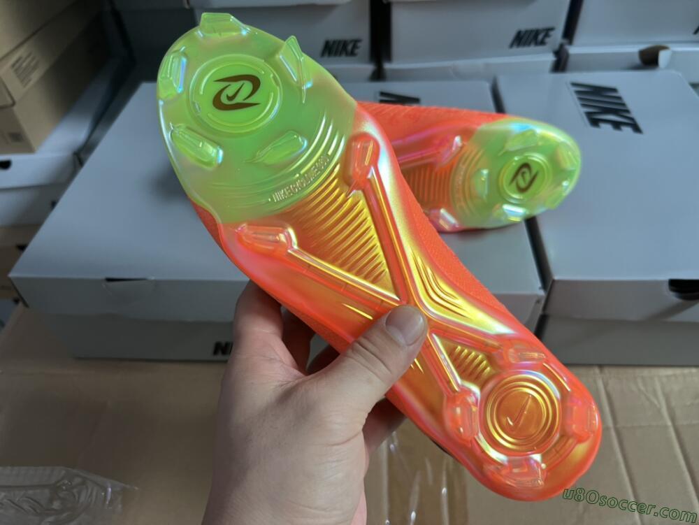 Nike Phantom Luna Elite FG Firm Ground Soccer Cleats - Orange/Black/Green