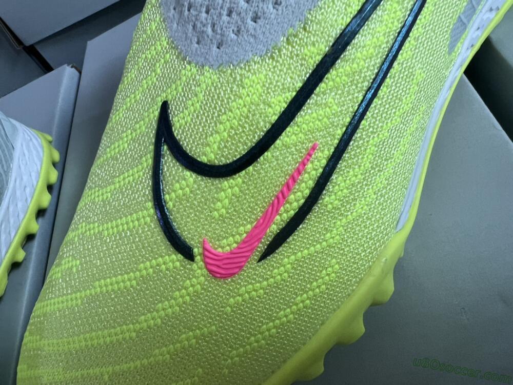 Nike Phantom GX Elite DF Link TF Artificial Turf Soccer Shoes - Green/Black/White