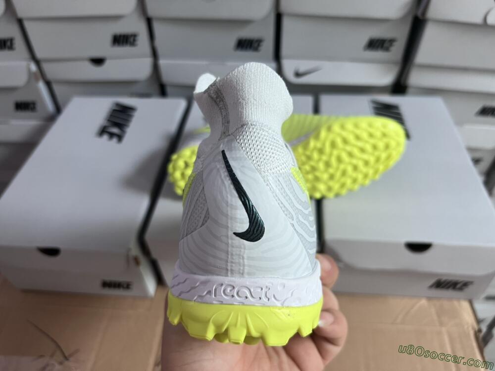 Nike Phantom GX Elite DF Link TF Artificial Turf Soccer Shoes - Green/Black/White