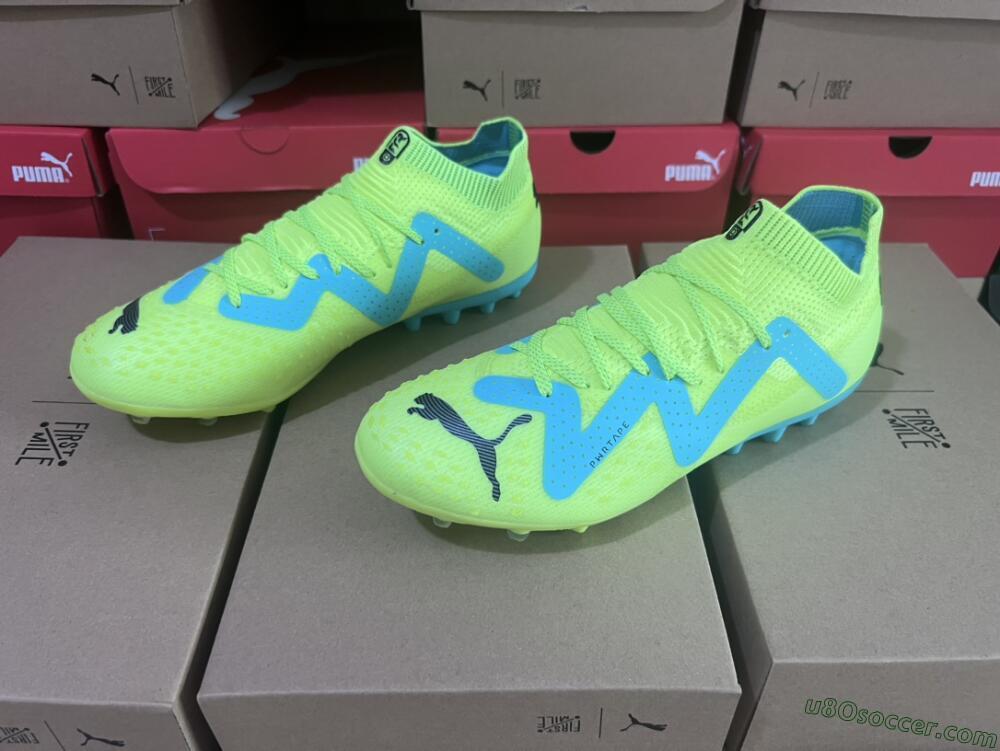 Puma Future Ultimate MG Multi Ground Soccer Cleats - Yellow/Blue
