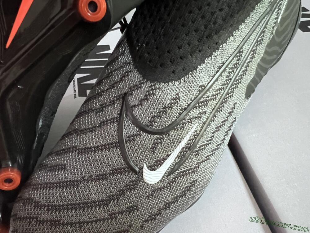 Nike Phantom GX Elite DF AG Artificial Grass Soccer Cleats - Black/Grey/White