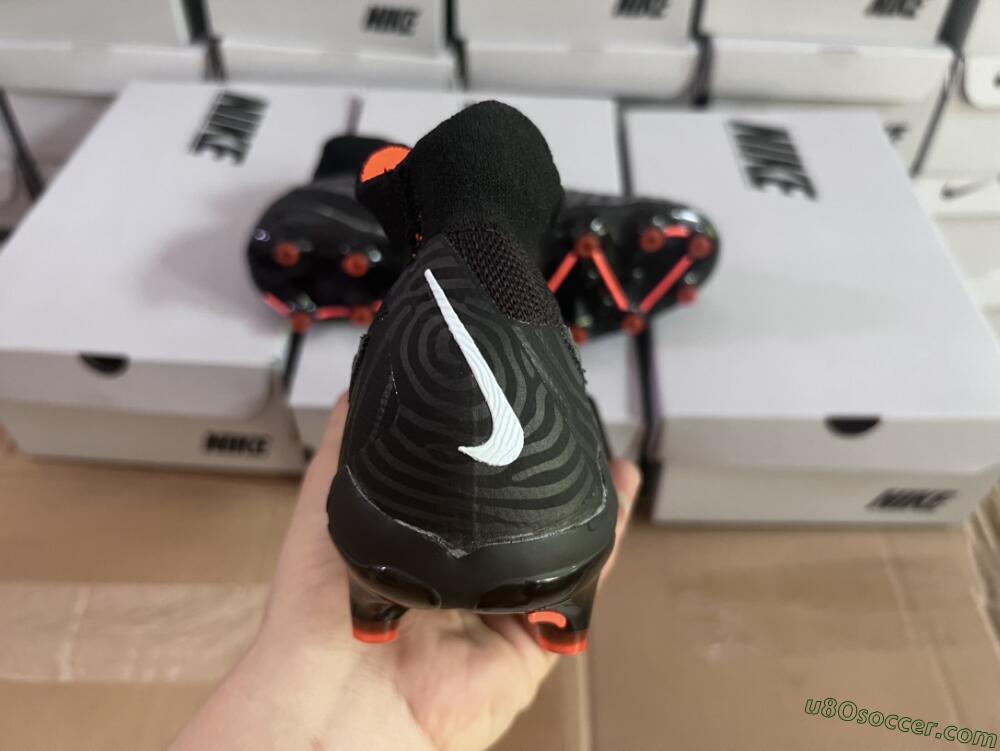 Nike Phantom GX Elite DF AG Artificial Grass Soccer Cleats - Black/Grey/White