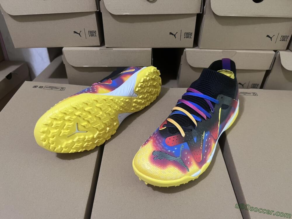 Puma Future Ultimate TF Artificial Turf Soccer Shoes - Rainbow/Black