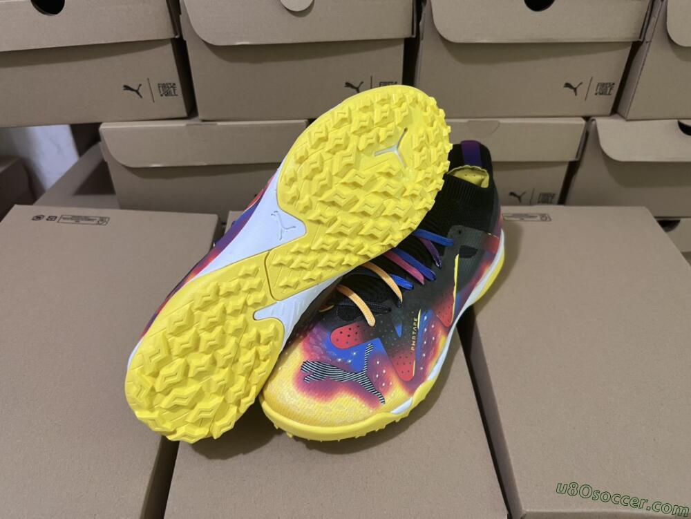Puma Future Ultimate TF Artificial Turf Soccer Shoes - Rainbow/Black