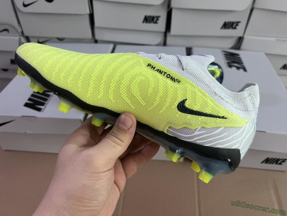 Nike Phantom GX Elite FG Firm Ground Soccer Cleats - Green/White/Blue
