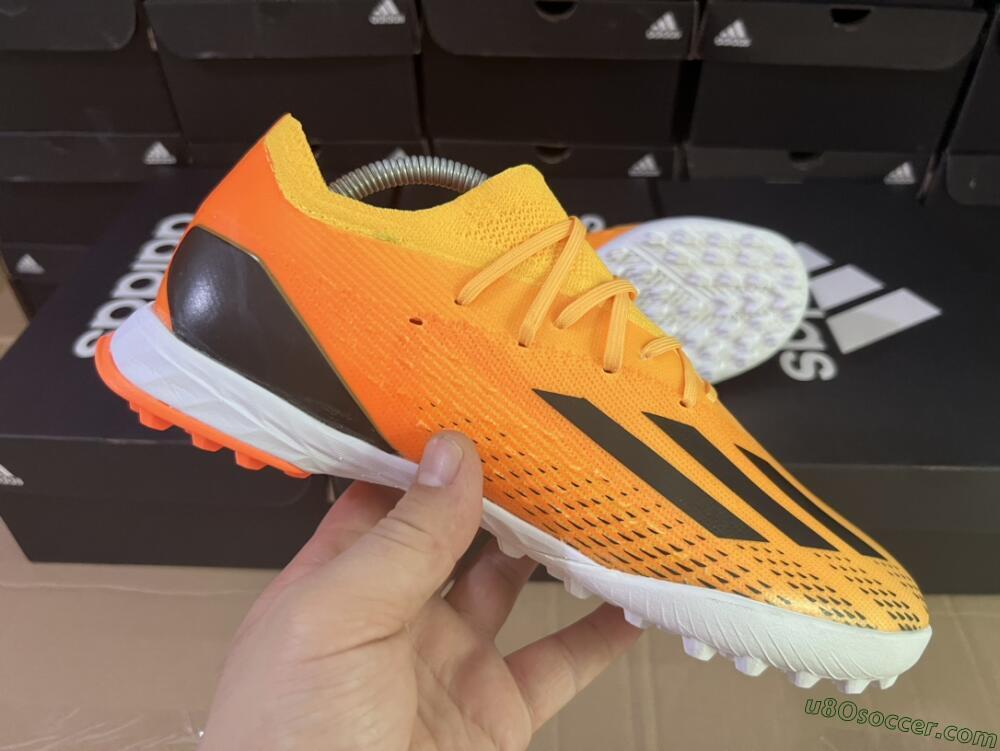 Adidas X Speedportal.3 TF Artificial Turf Soccer Shoes - Orange/Black/White