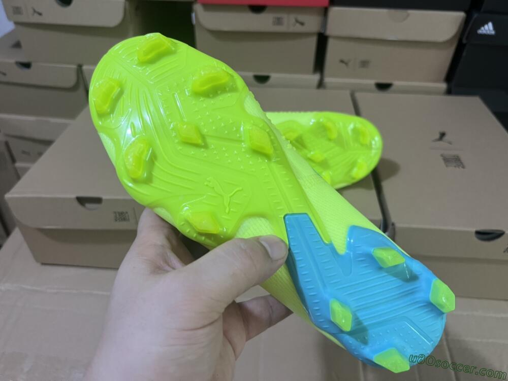 Puma Future Ultimate FG Firm Ground Soccer Cleats - Green/Blue/Black