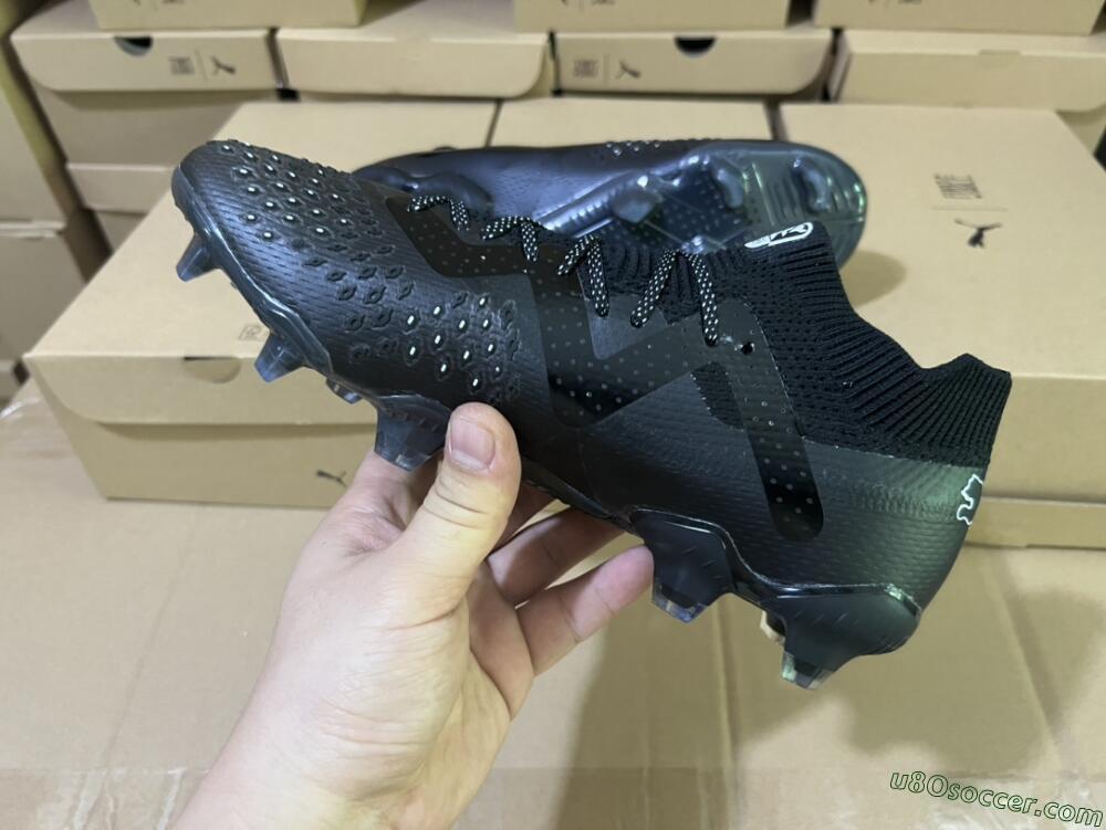 Puma Future Ultimate FG Firm Ground Soccer Cleats - Black/White