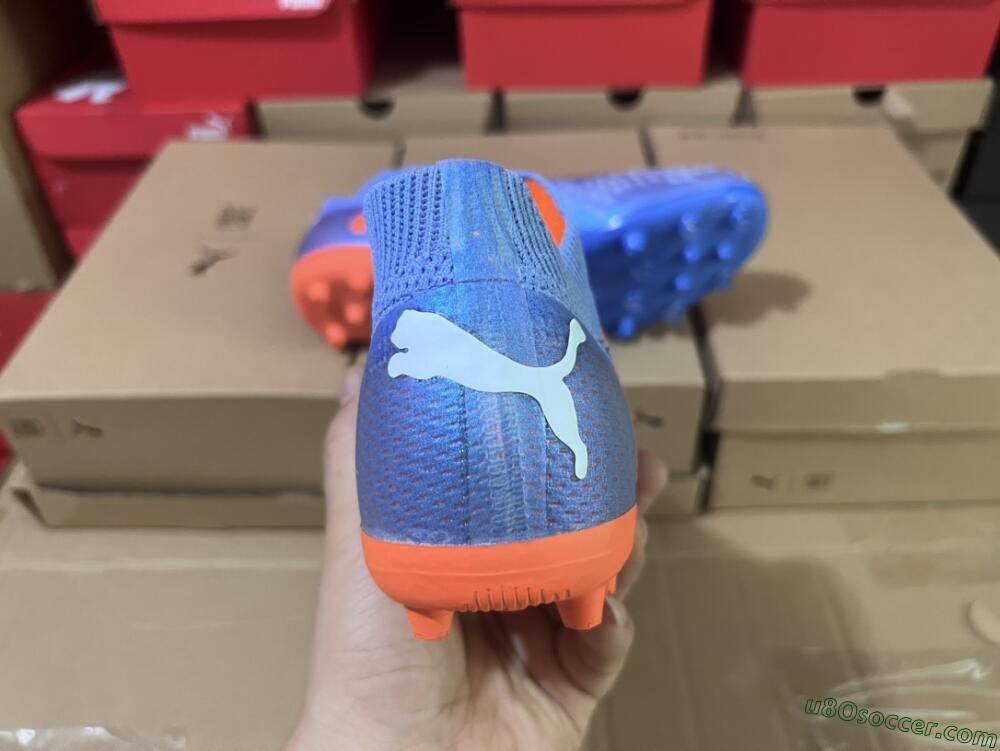 Puma Future Ultimate MG Multi Ground Soccer Cleats - Blue/Orange/White