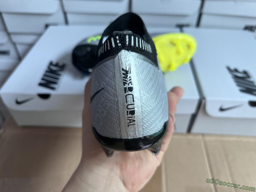 Nike Air Zoom Mercurial Vapor 15 Elite FG Firm Ground Soccer Cleats - Silver/Green