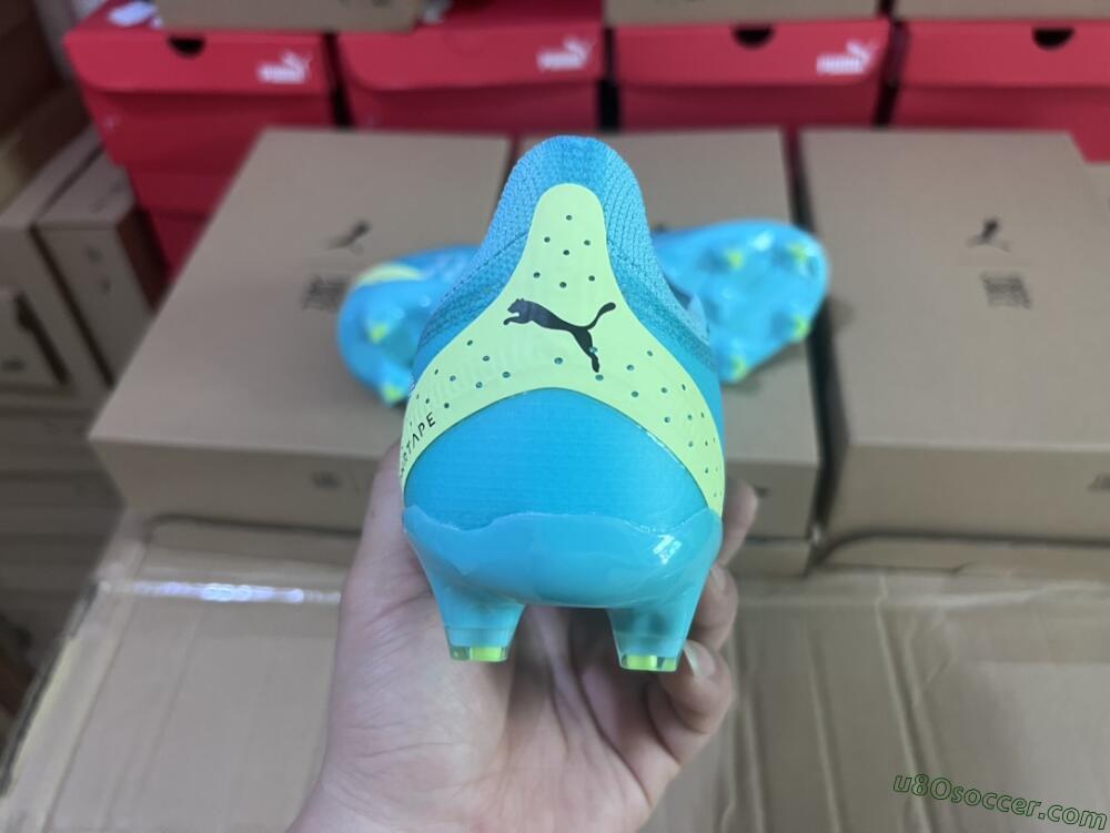 Puma Ultra Ultimate FG Firm Ground Soccer Cleats - Blue/White/Green