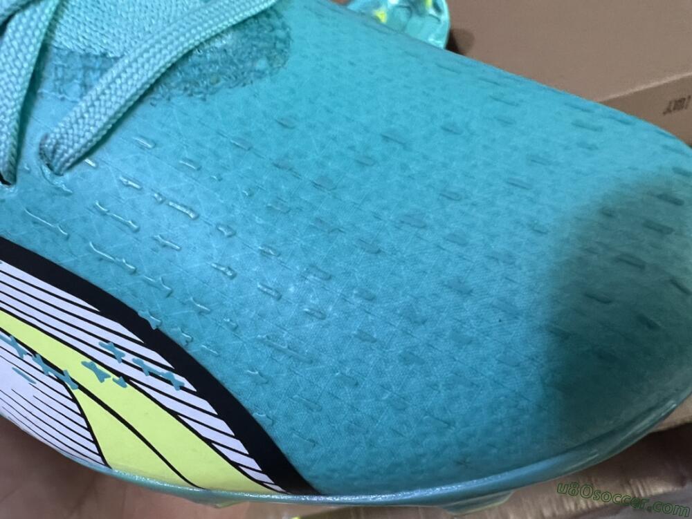Puma Ultra Ultimate FG Firm Ground Soccer Cleats - Blue/White/Green