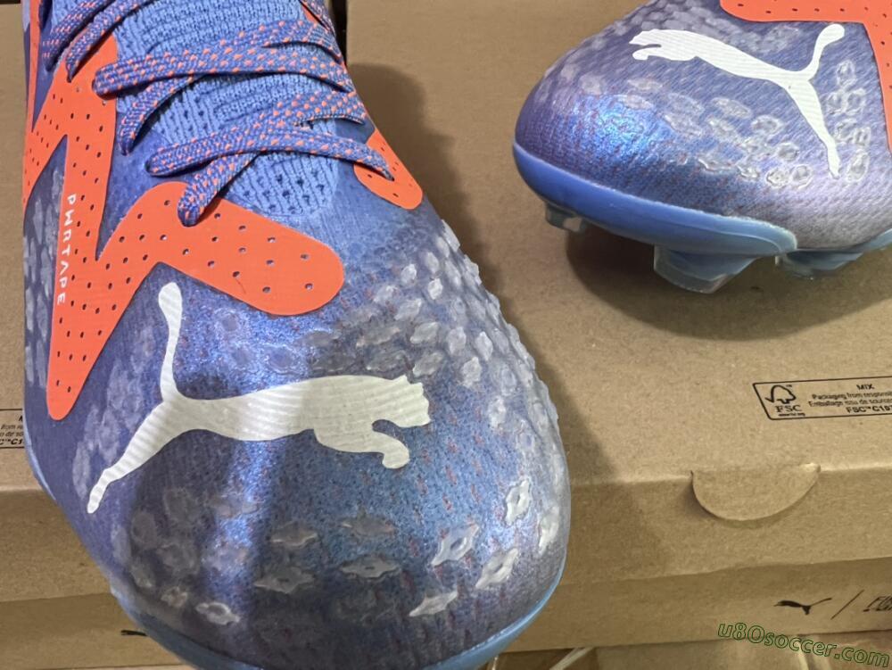 Puma Future Ultimate FG Firm Ground Soccer Cleats - Blue/Orange/White