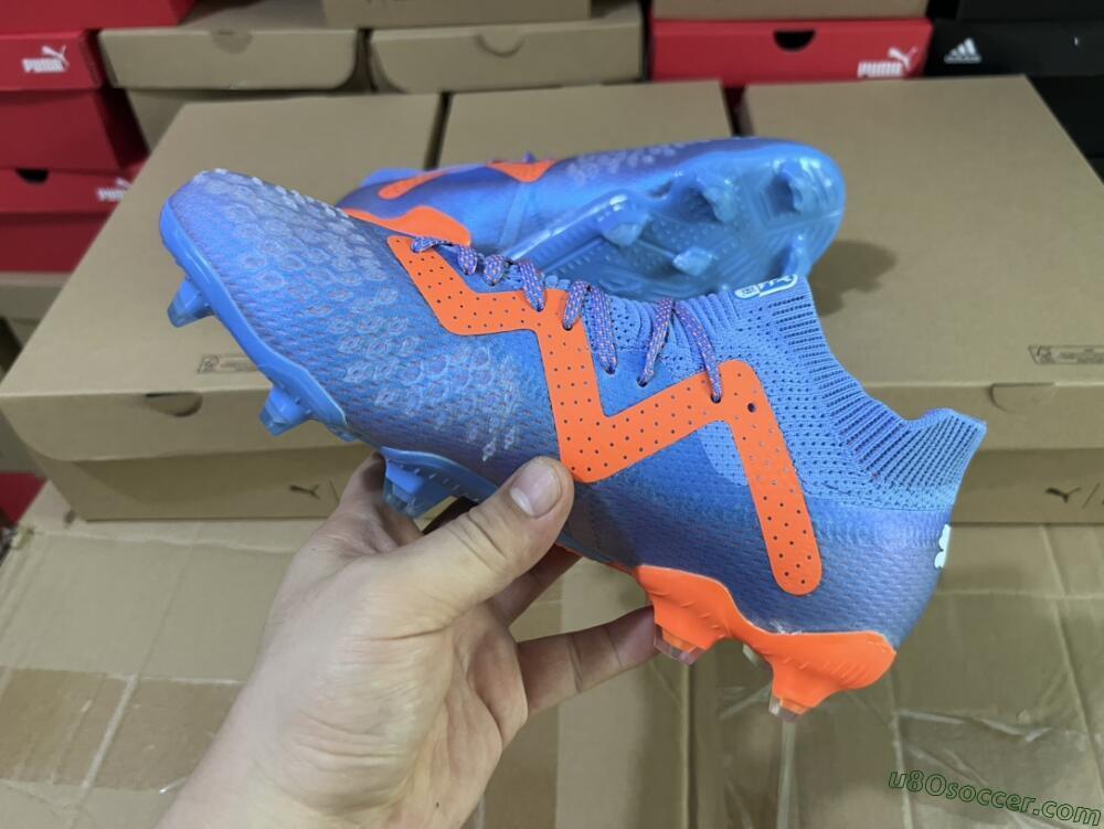 Puma Future Ultimate FG Firm Ground Soccer Cleats - Blue/Orange/White