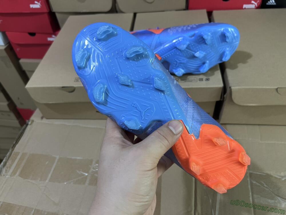 Puma Future Ultimate FG Firm Ground Soccer Cleats - Blue/Orange/White
