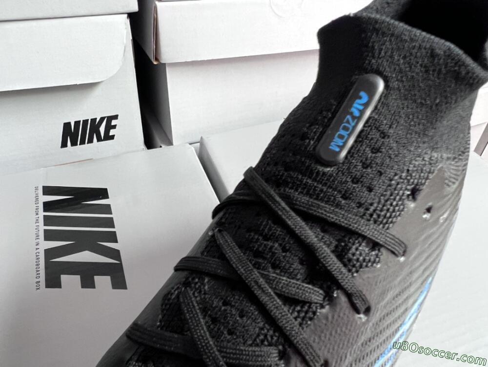 Nike Air Zoom Superfly 9 Elite SE FG Firm Ground Soccer Cleats - Black/Blue/White