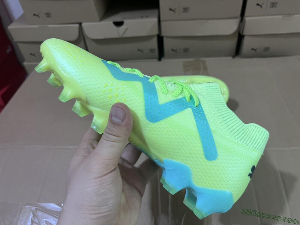 Puma Future Ultimate FG Firm Ground Soccer Cleats - Green/Blue/Black