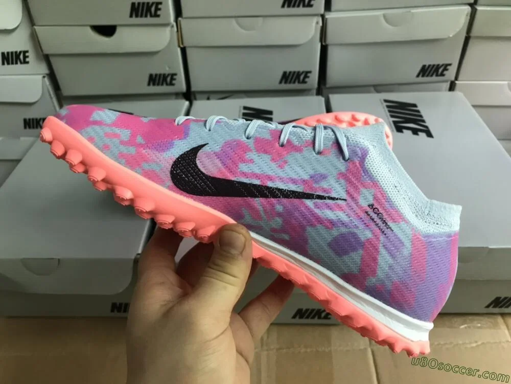 Blue, Purple Red TF Artificial Turf Soccer Shoes Elite Nike