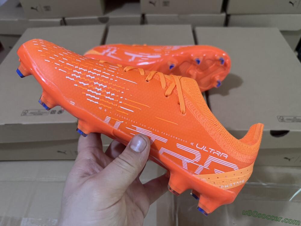 PUMA ウルトラサッカーシューズ オレンジ FG PUMA プーマ ウルトラ アルティメット FG/AG(ロングパイル
