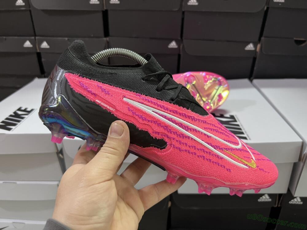 Nike Phantom GX Elite FG Firm Ground Soccer Cleats - Pink/Black