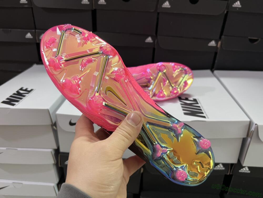 Nike Phantom GX Elite FG Firm Ground Soccer Cleats - Pink/Black