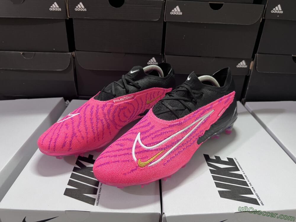 Nike Phantom GX Elite FG Firm Ground Soccer Cleats - Pink/Black