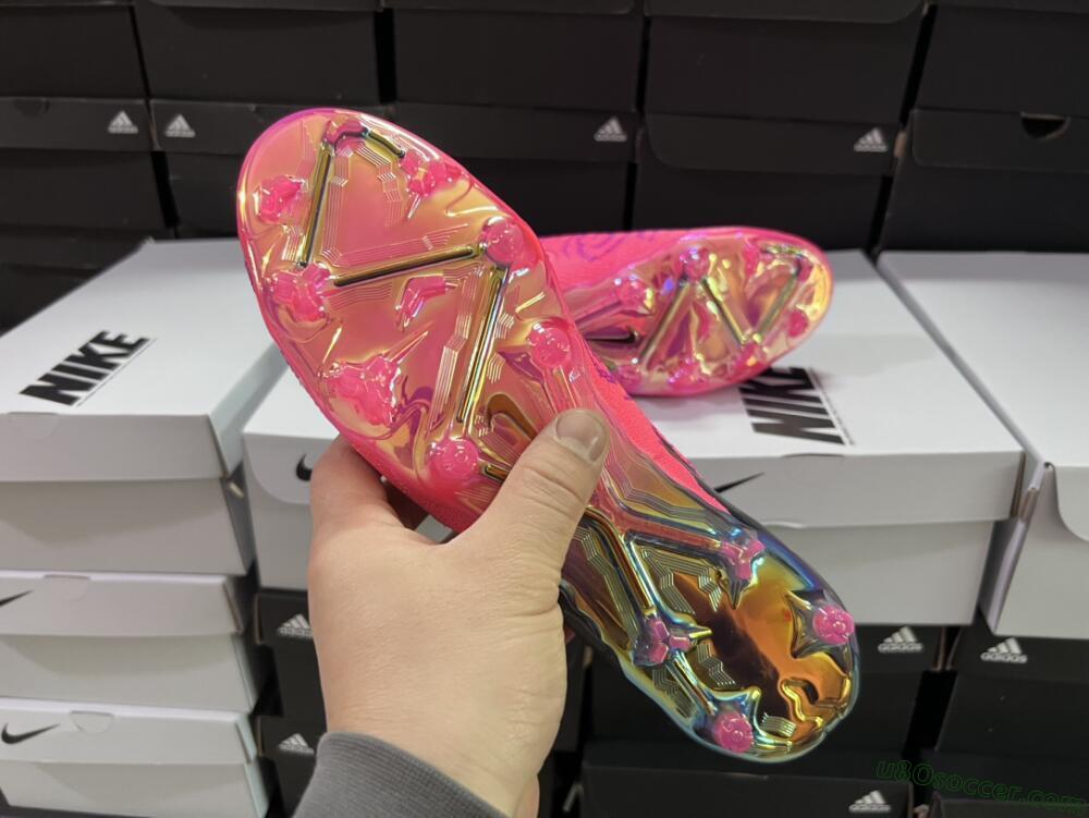 Nike Phantom サッカーシューズ・スパイク ブラック/ピンク Nike Phantom VG Black Pink Silver Swoosh Soccer Cleats U.S.