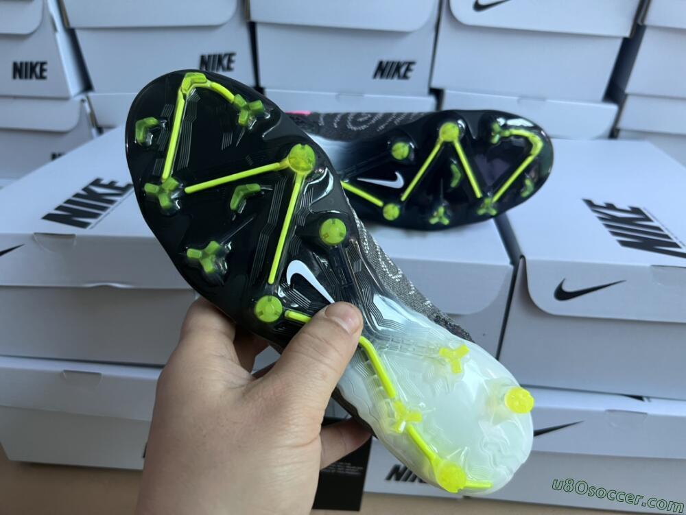 Nike Phantom GX Elite DF FG Firm Ground Soccer Cleats - Black/Rainbow