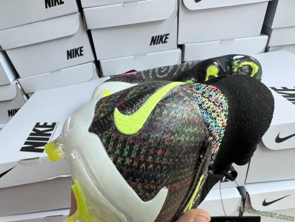 Nike Phantom GX Elite DF FG Firm Ground Soccer Cleats - Black/Rainbow