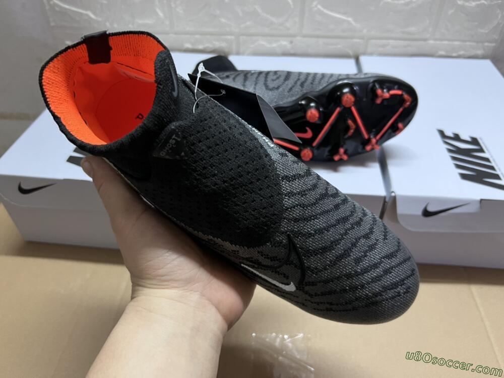 Nike Phantom GX Elite DF FG Firm Ground Soccer Cleats - Black/White