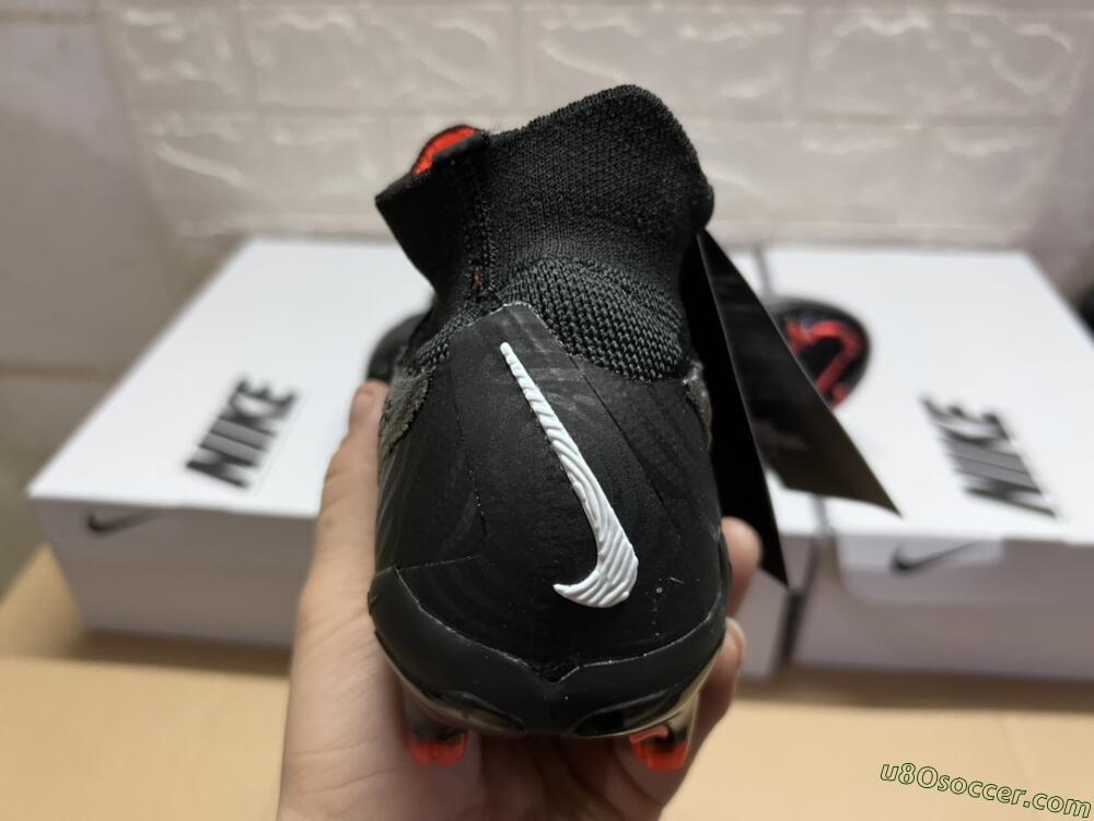 Nike Phantom GX Elite DF FG Firm Ground Soccer Cleats - Black/White