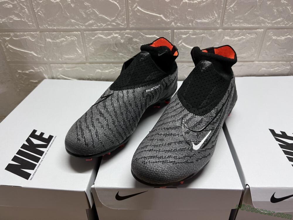 Nike Phantom GX Elite DF FG Firm Ground Soccer Cleats - Black/White