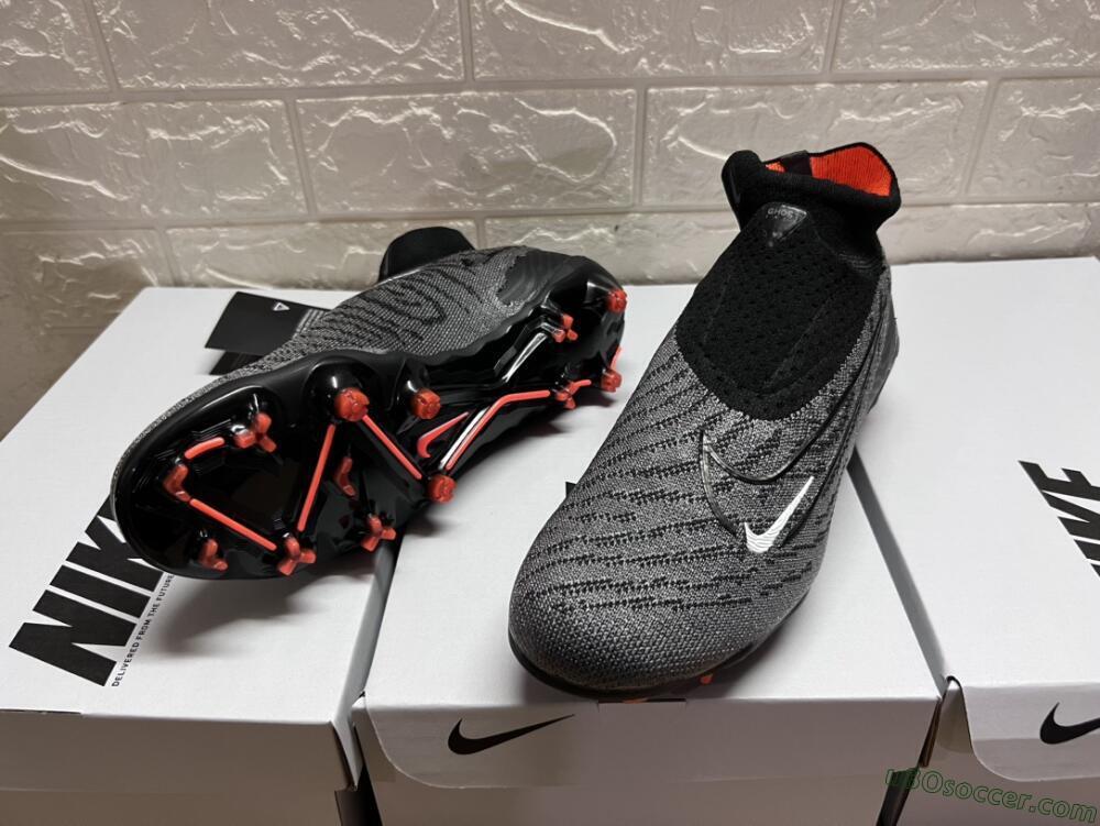 Nike Phantom GX Elite DF FG Firm Ground Soccer Cleats - Black/White