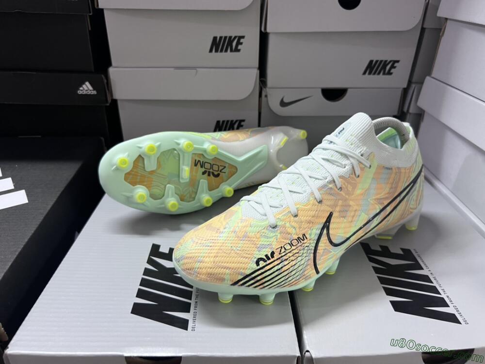 シューズ NIKE ZOOM VAPOR 15 ELITE AG-PRO Nike Zoom Mercurial Vapor 15 Elite AG PRO Men's Soccer White
