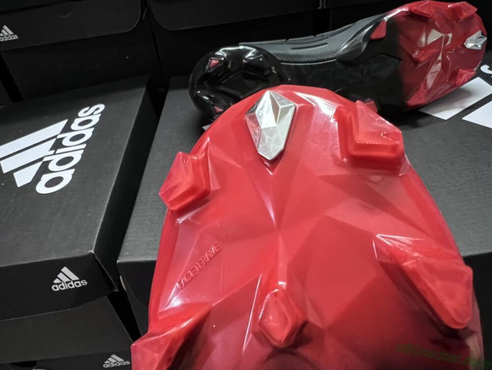 Adidas Predator Edge Geometric.1 FG Firm Ground Soccer Cleats - Black/Yellow/Red