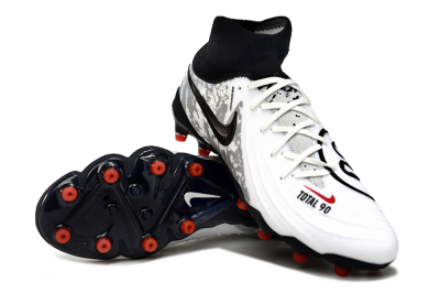Nike Phantom Luna Elite Total 90 AG Artificial Grass Soccer Cleats - White/Black/Orange