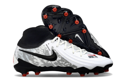 Nike Phantom Luna Elite Total 90 AG Artificial Grass Soccer Cleats - White/Black/Orange
