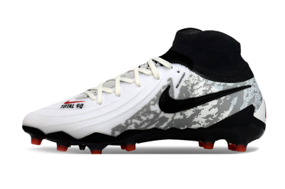 Nike Phantom Luna Elite Total 90 AG Artificial Grass Soccer Cleats - White/Black/Orange