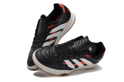 Adidas Predator Mundial IC Indoor & Futsal Soccer Shoes - Black/White/Red
