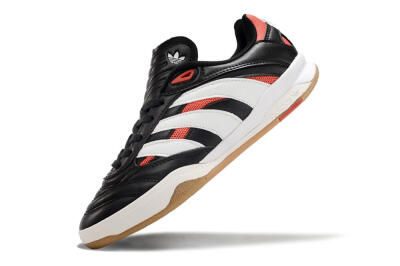 Adidas Predator Mundial IC Indoor & Futsal Soccer Shoes - Black/White/Red