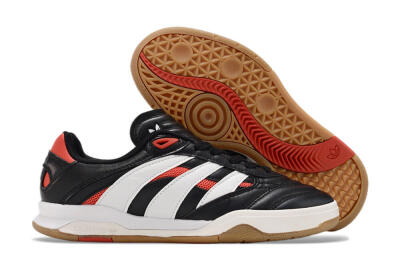 Adidas Predator Mundial IC Indoor & Futsal Soccer Shoes - Black/White/Red