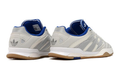 Adidas Predator Mundial IC Indoor & Futsal Soccer Shoes - Grey/Blue/White